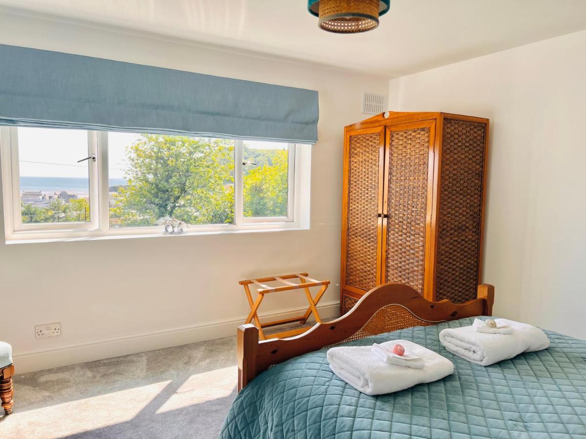 Gordy Hall -Sea Facing Welsh Cottage With Stunning Views ペンディン エクステリア 写真