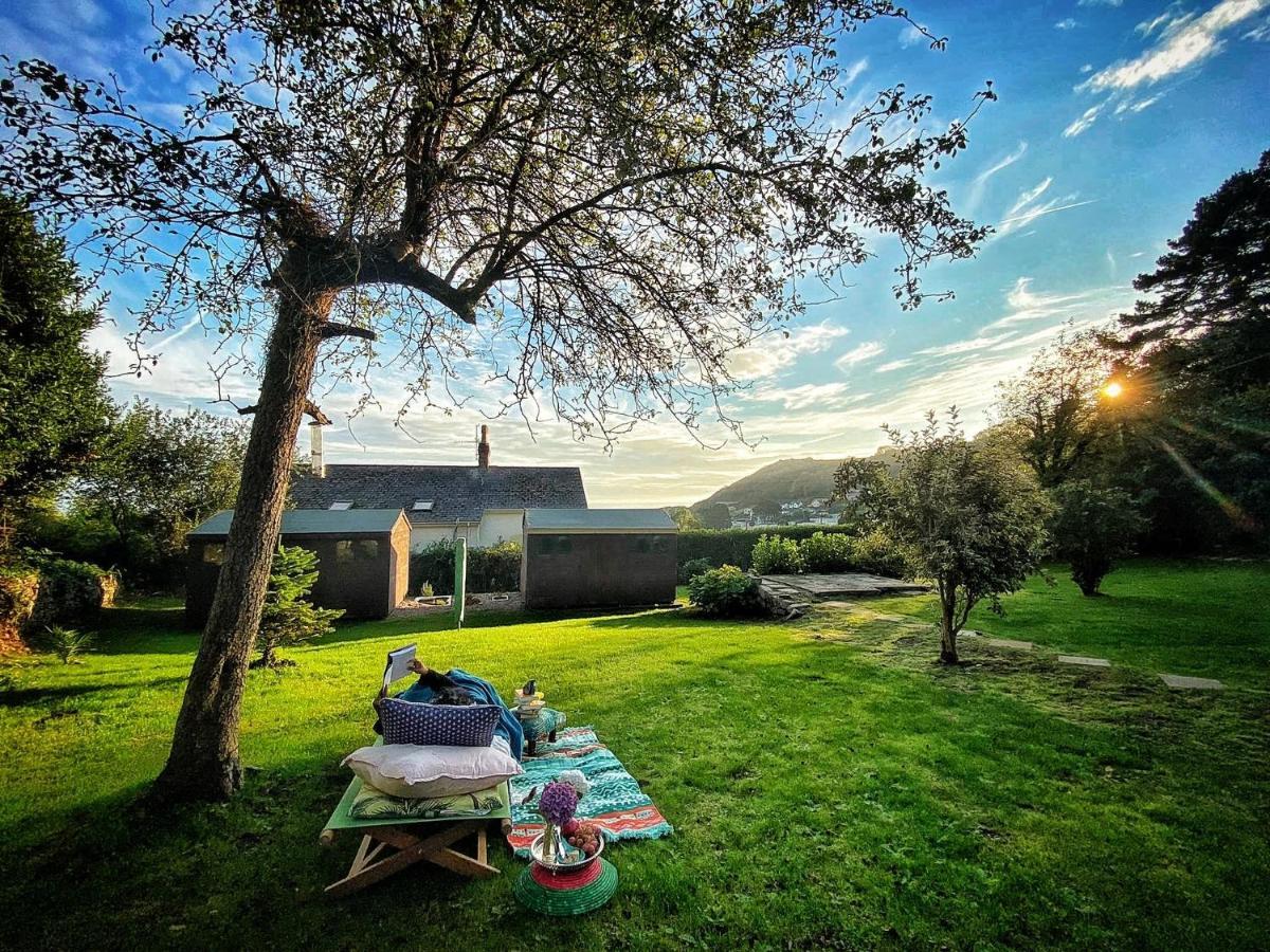 Gordy Hall -Sea Facing Welsh Cottage With Stunning Views ペンディン エクステリア 写真