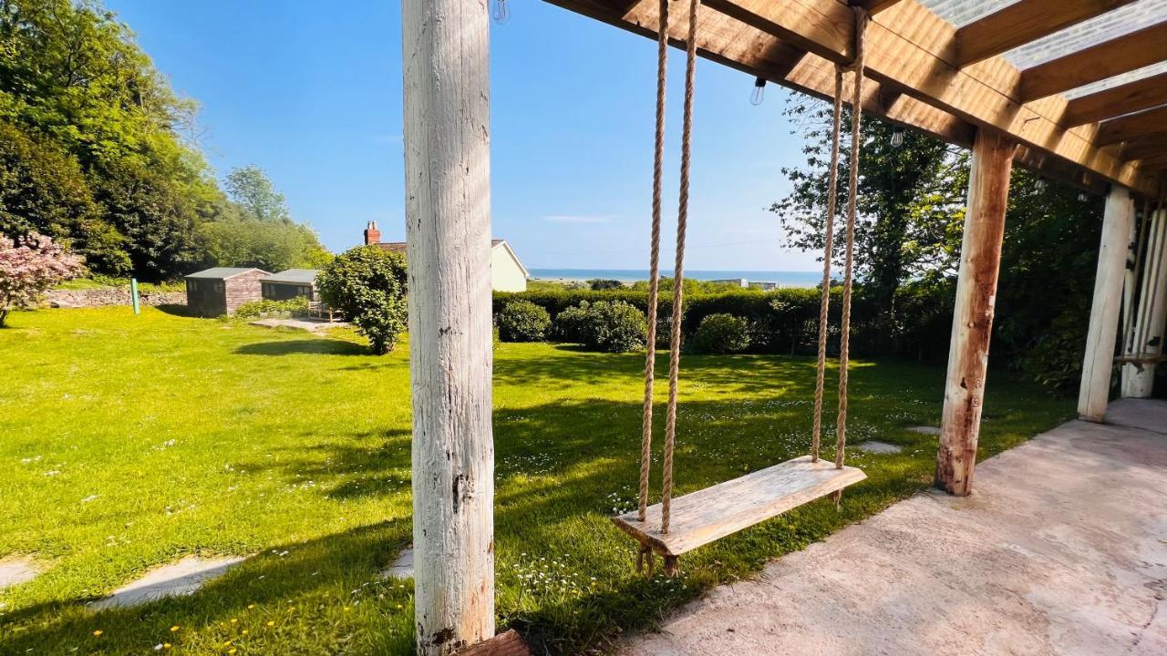 Gordy Hall -Sea Facing Welsh Cottage With Stunning Views ペンディン エクステリア 写真