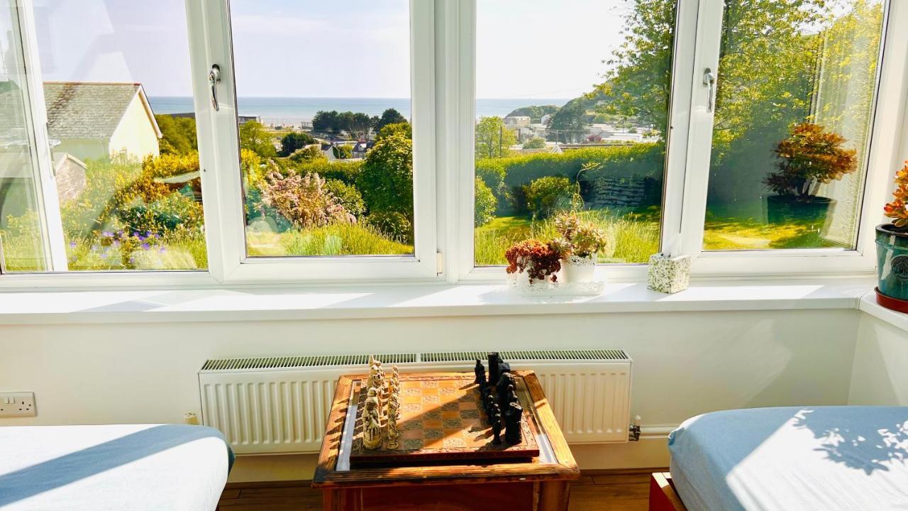 Gordy Hall -Sea Facing Welsh Cottage With Stunning Views ペンディン エクステリア 写真