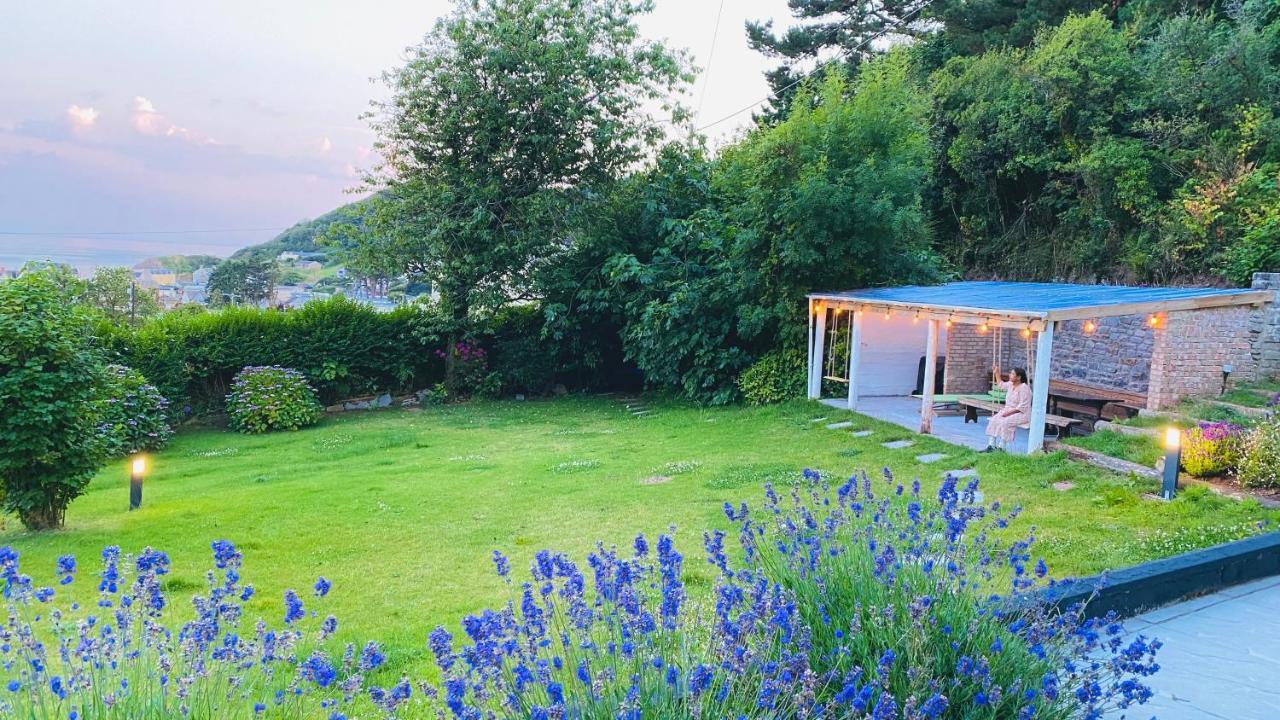 Gordy Hall -Sea Facing Welsh Cottage With Stunning Views ペンディン エクステリア 写真